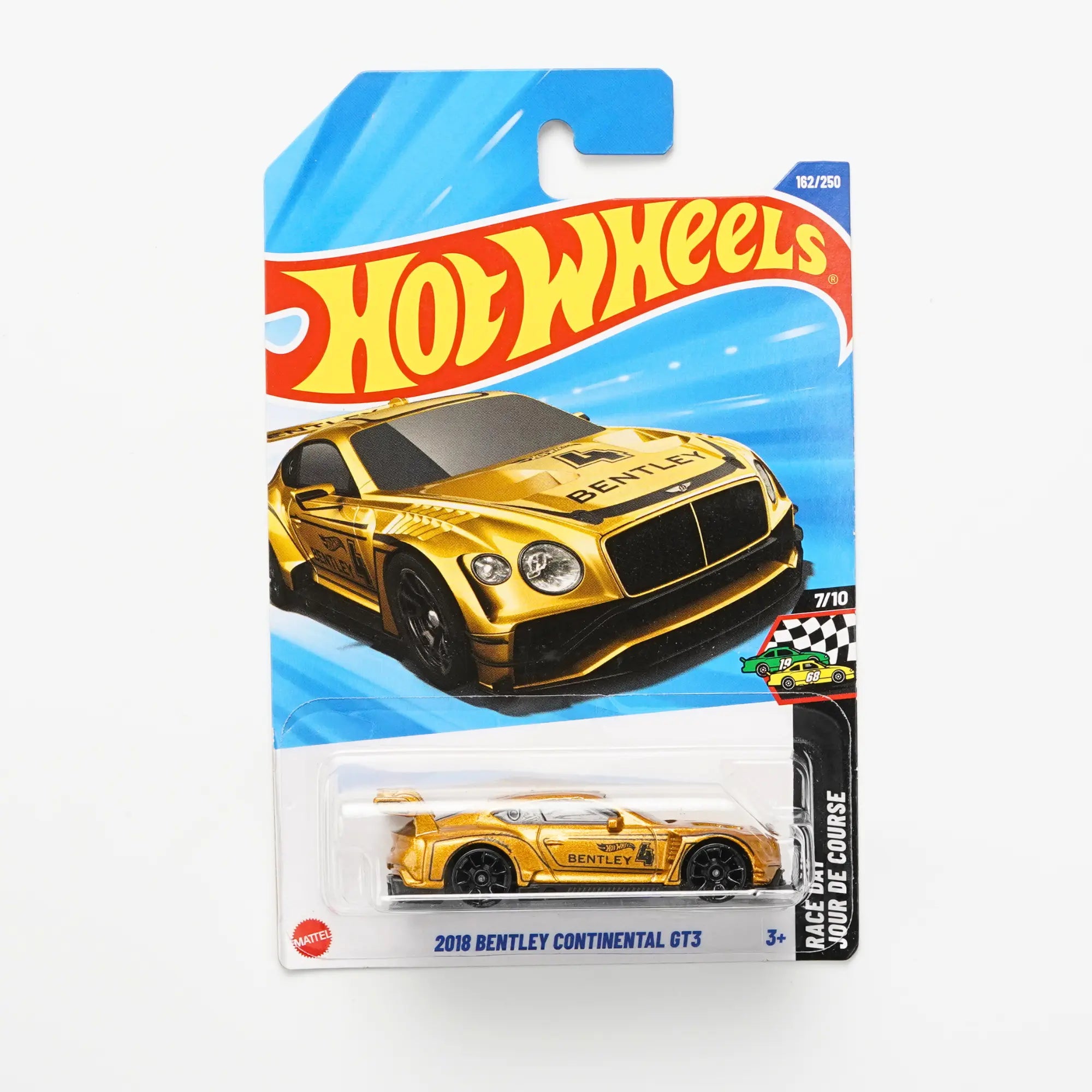 Hot Wheels 2018 Bentley Continental GT3 Race Day Collector Die