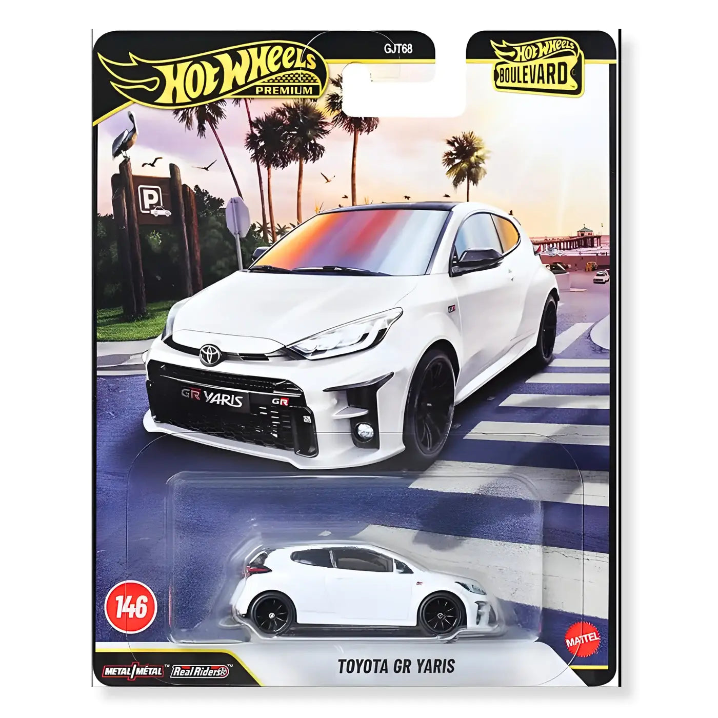 Hot Wheels Boulevard Toyota GR Yaris White 2026 – Urban Macaw