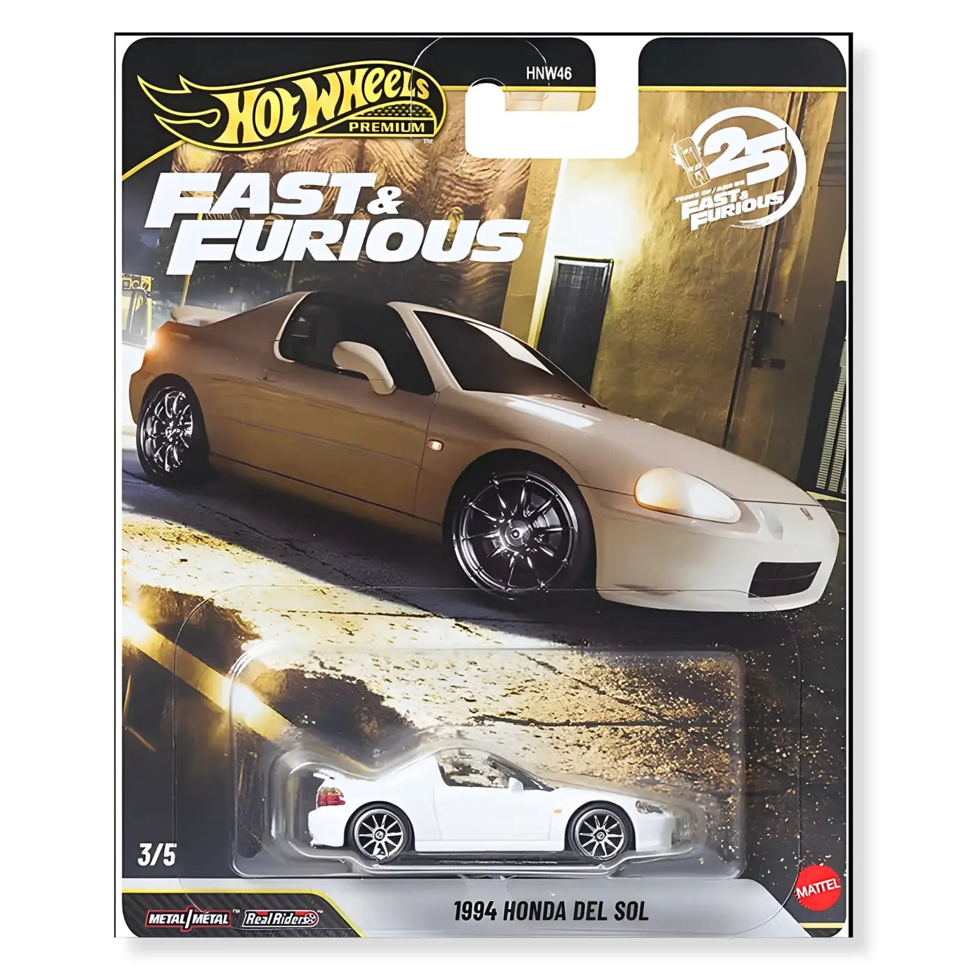 1994 Honda Del Sol Fast&Furious デルソル 10個 Hot Wheels Fast & Furious 25th Anniversary 1994 Honda Del Sol