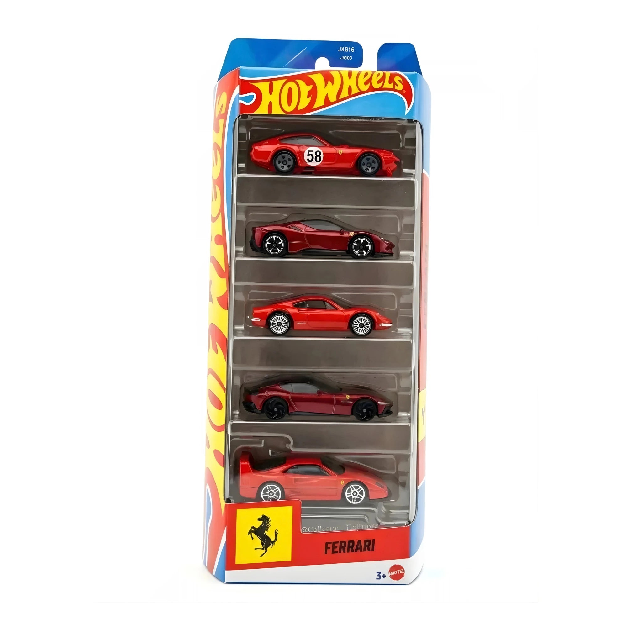 Imported Hot Wheels Ferrari Legacy 5-Car Set 1:64 Die-Cast