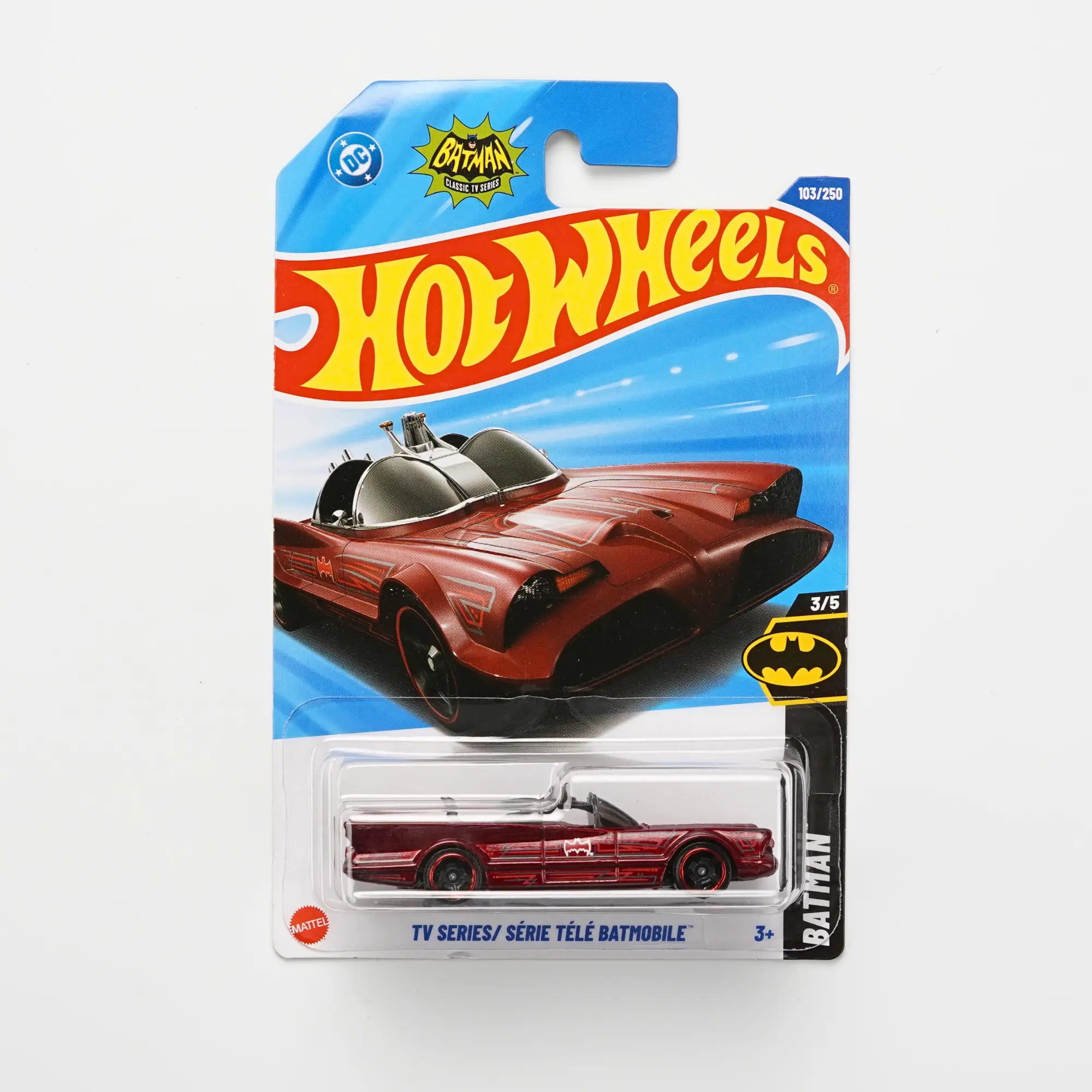 Hot Wheels Batmobile – TV-Serie – Maßstab 1:64 – Cooles Die-Cast-Modell Für Sammler & Fans