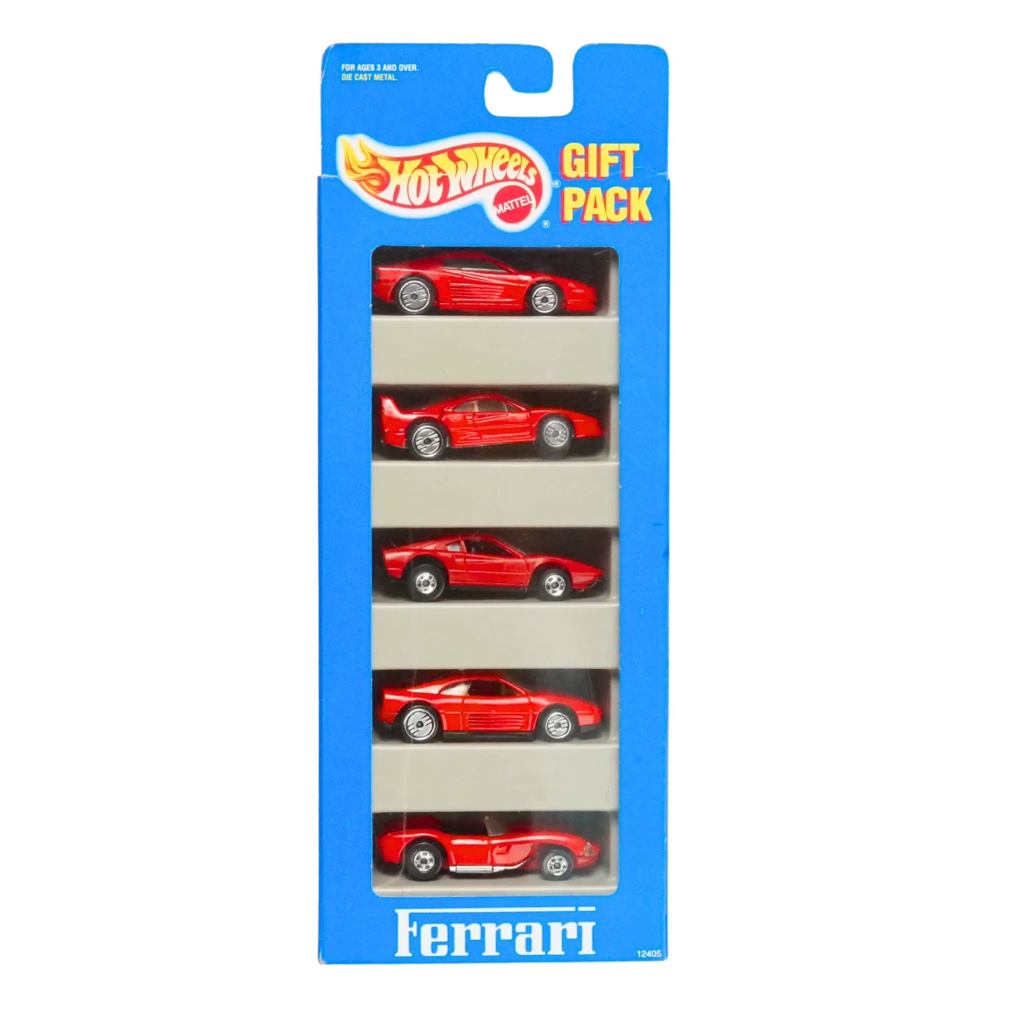 ミニカー Hot Wheels 1993 Ferrari Gift Pack 5 Car Hot Wheels 1993 Vintage Ferrari Gift Pack 5-Car Set 1:64 Die-Cast