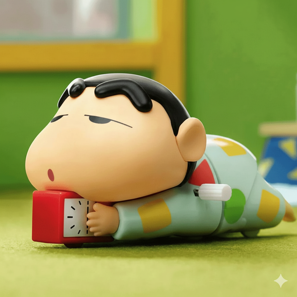 Cute Manual Clockwork Toy – 5 cm Crawling Push Figure (Pastel Green)