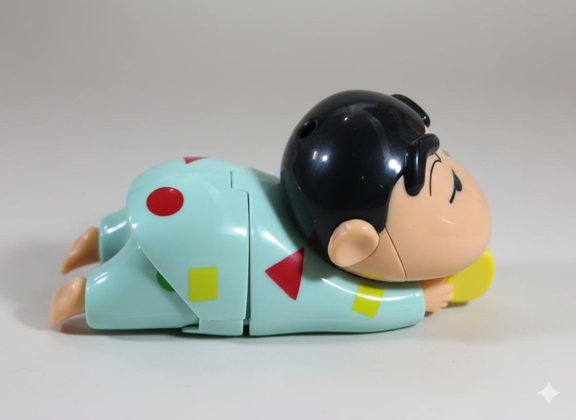 Cute Manual Clockwork Toy – 5 cm Crawling Push Figure (Pastel Green)