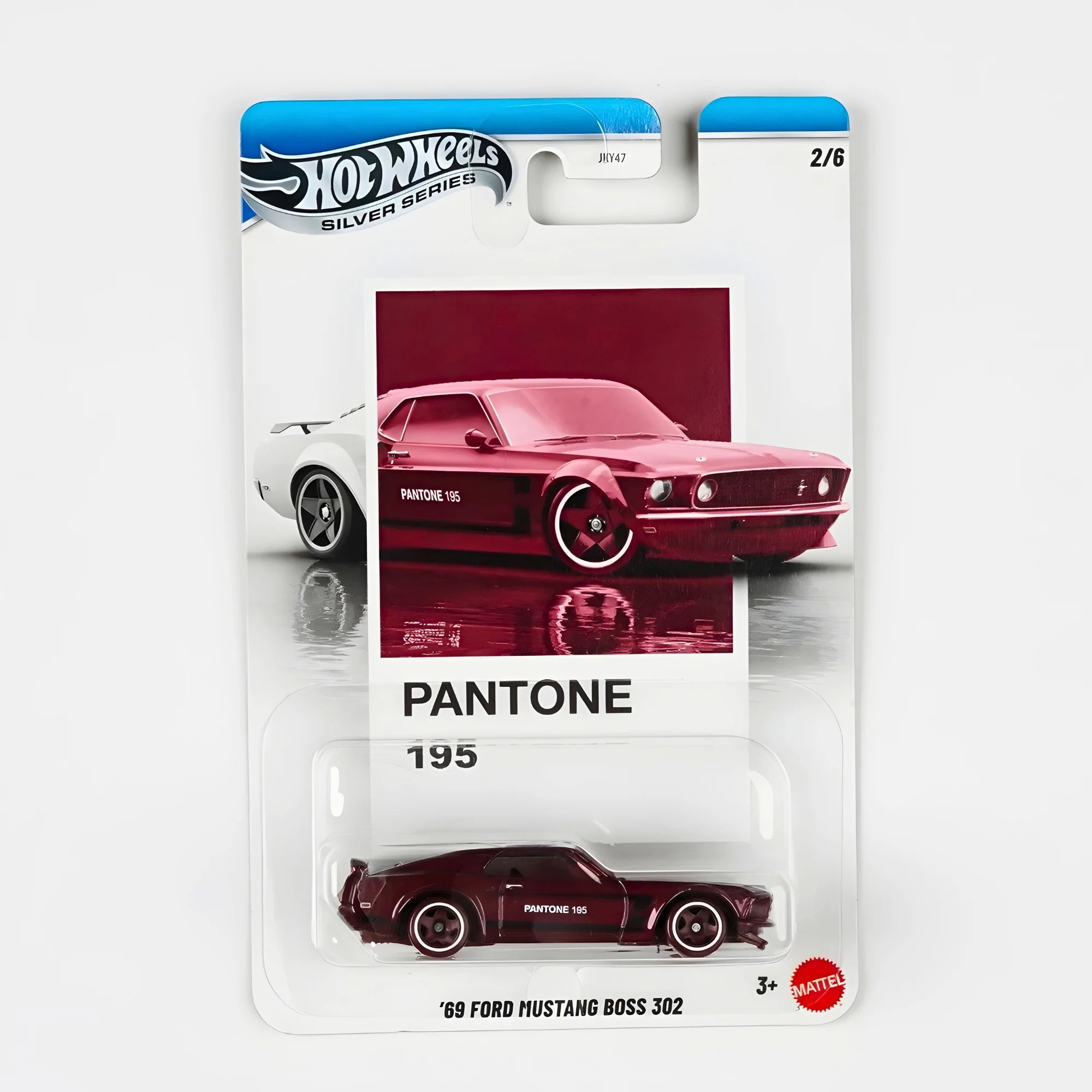 HOT WHEELS PANTONE 1969 FORD MUSTANG BOSS 302 DIE-CAST