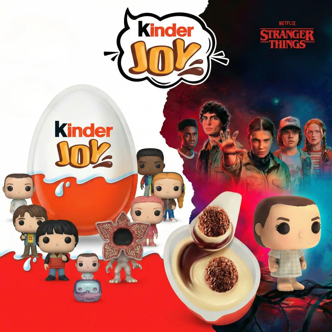 Stranger Things Kinder Joy Collectible Surprise Toy | Imported Mini Figures