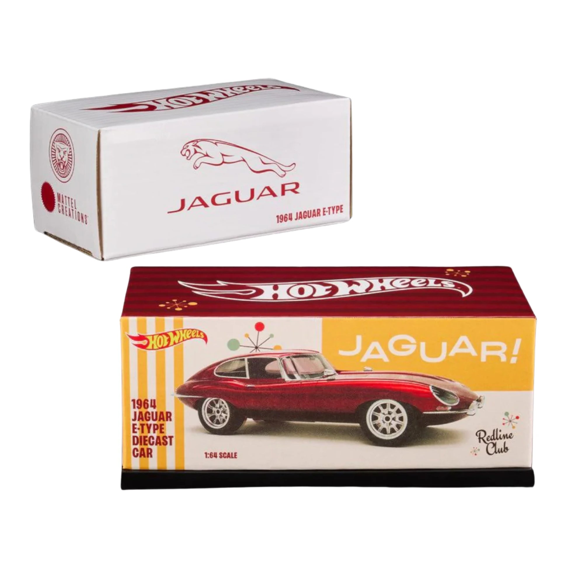 Hot Wheels RLC 1964 Jaguar E-Type Redline Club 1:64 Die-Cast Hot Wheels RLC 1964 Jaguar E-Type Redline Club 1:64 Die-Cast