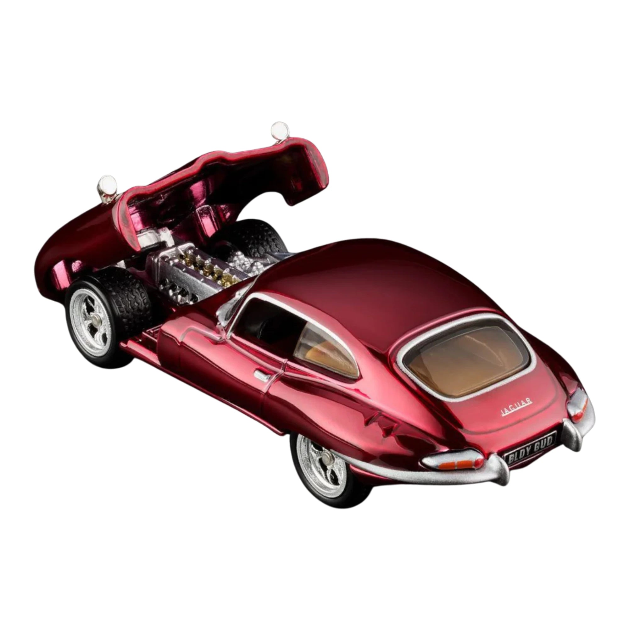 Hot Wheels RLC 1964 Jaguar E-Type Redline Club 1:64 Die-Cast Collectible with Acrylic Case