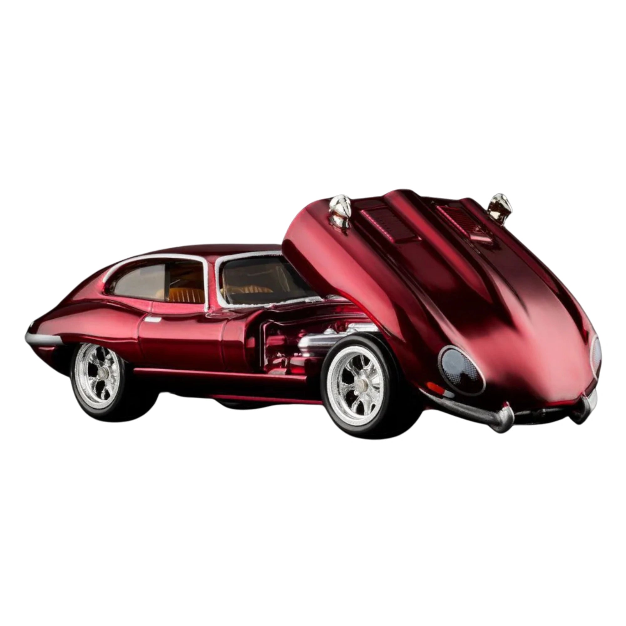 Hot Wheels RLC 1964 Jaguar E-Type Redline Club 1:64 Die-Cast Collectible with Acrylic Case