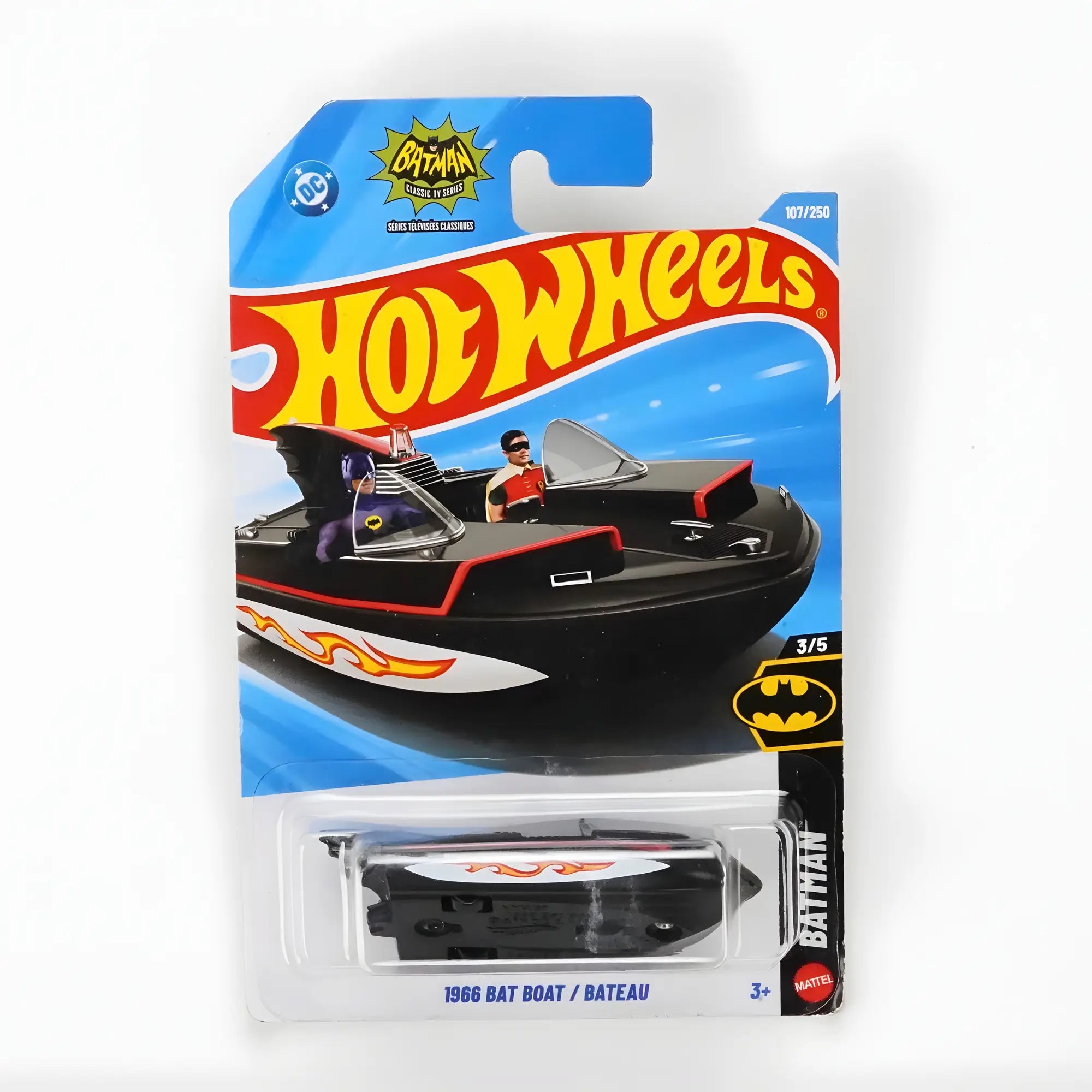 Hot Wheels 1966 Bat Boat Black 2025