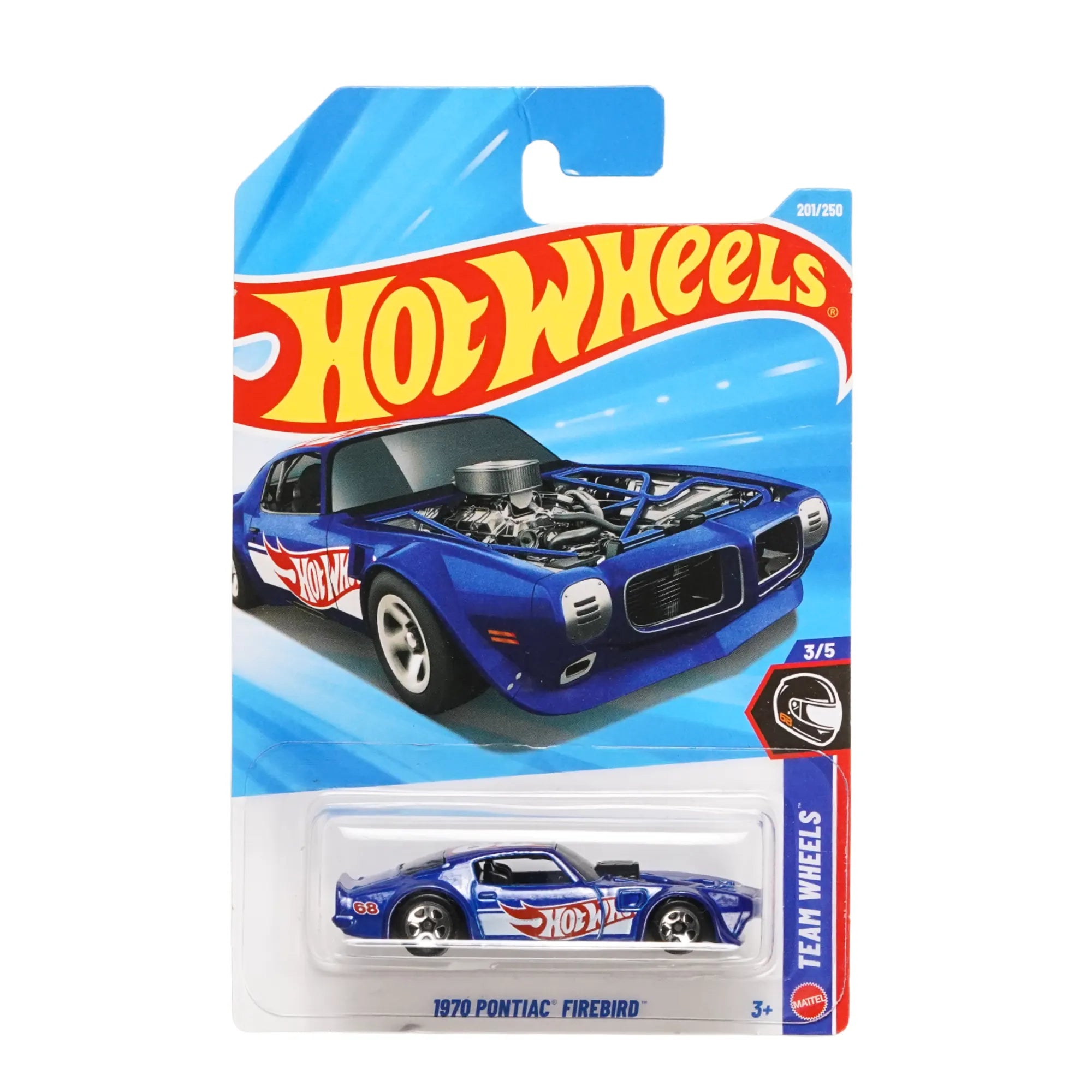 Hot Wheels 1970 Pontiac Firebird 1:64 Die-Cast Classic American Muscle Car Collectible