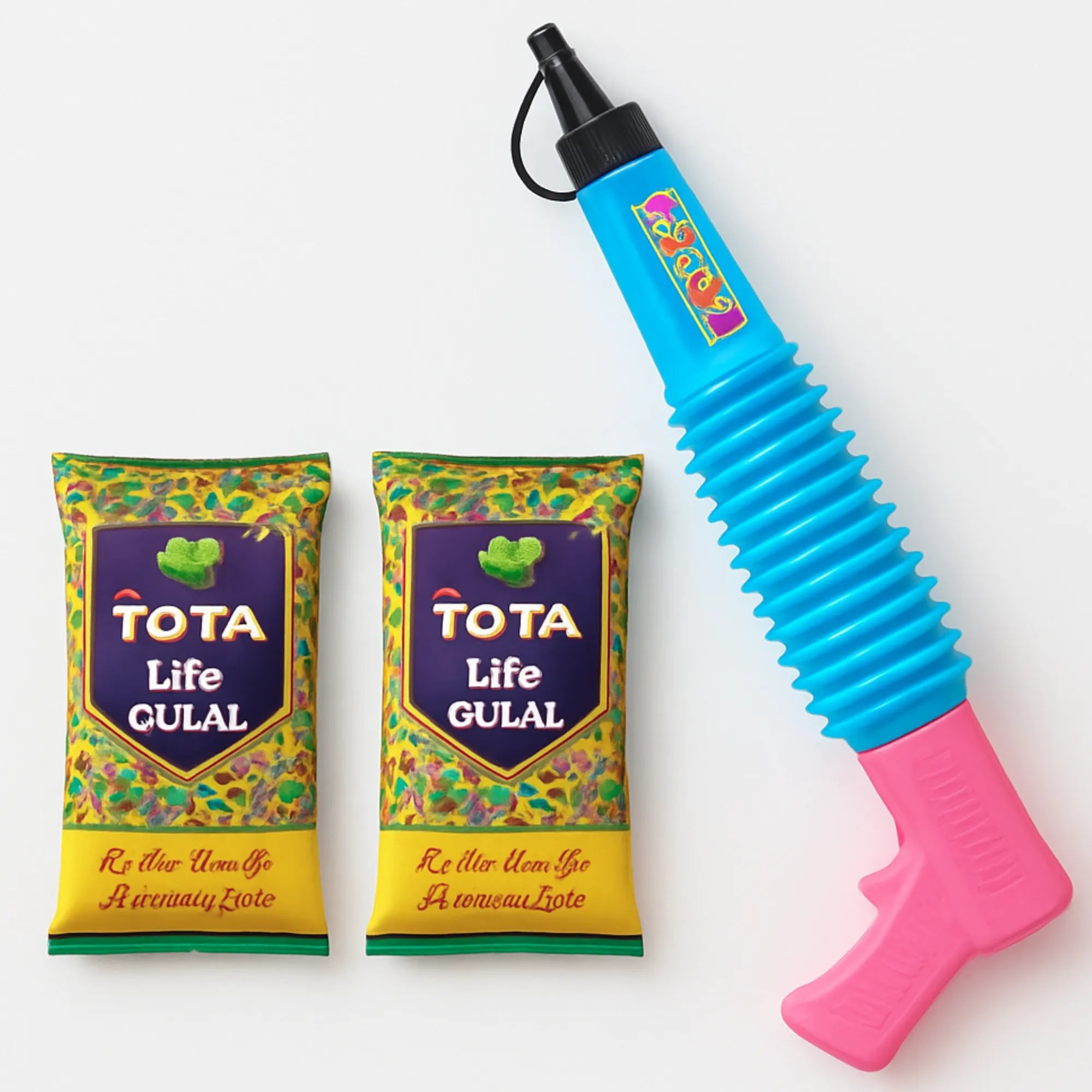 Star Gulal Gun | 100% Natural and Herbal Gulal | No Water Needed for Holi Celebration