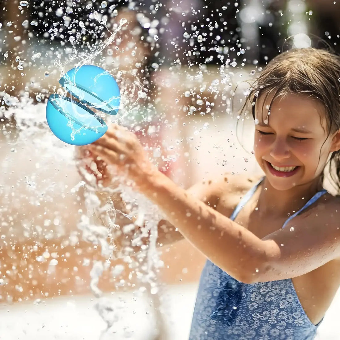 2-in-1 Magnetic Water Ball | Reusable Holi Water and Colour Balloon | Pack of 2 Silicone Balls