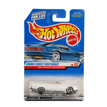 Hot Wheels 2000 First Editions 1964 Lincoln Continental Guaranteed For Life 1:64 Die-Cast Collectible Car