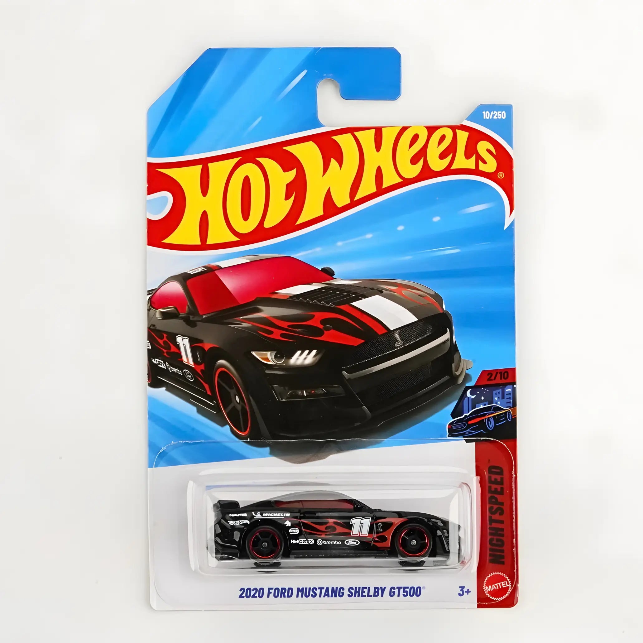 Hot Wheels 2020 Ford Mustang Shelby GT500 Black 2026 Nightspeed 2/10 Mainline