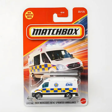 Matchbox 2024 Mercedes-Benz Sprinter Ambulance Die-Cast Car