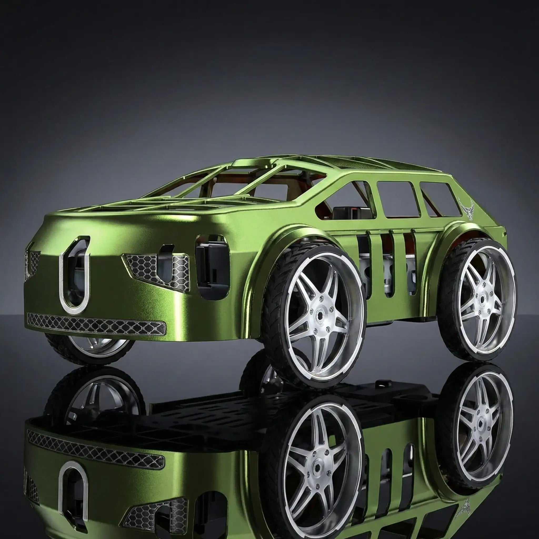RC Flying Car Toy – Remote Control Anti-Crash Drift Car with LED Lights & Rechargeable Battery (Ages 6+)