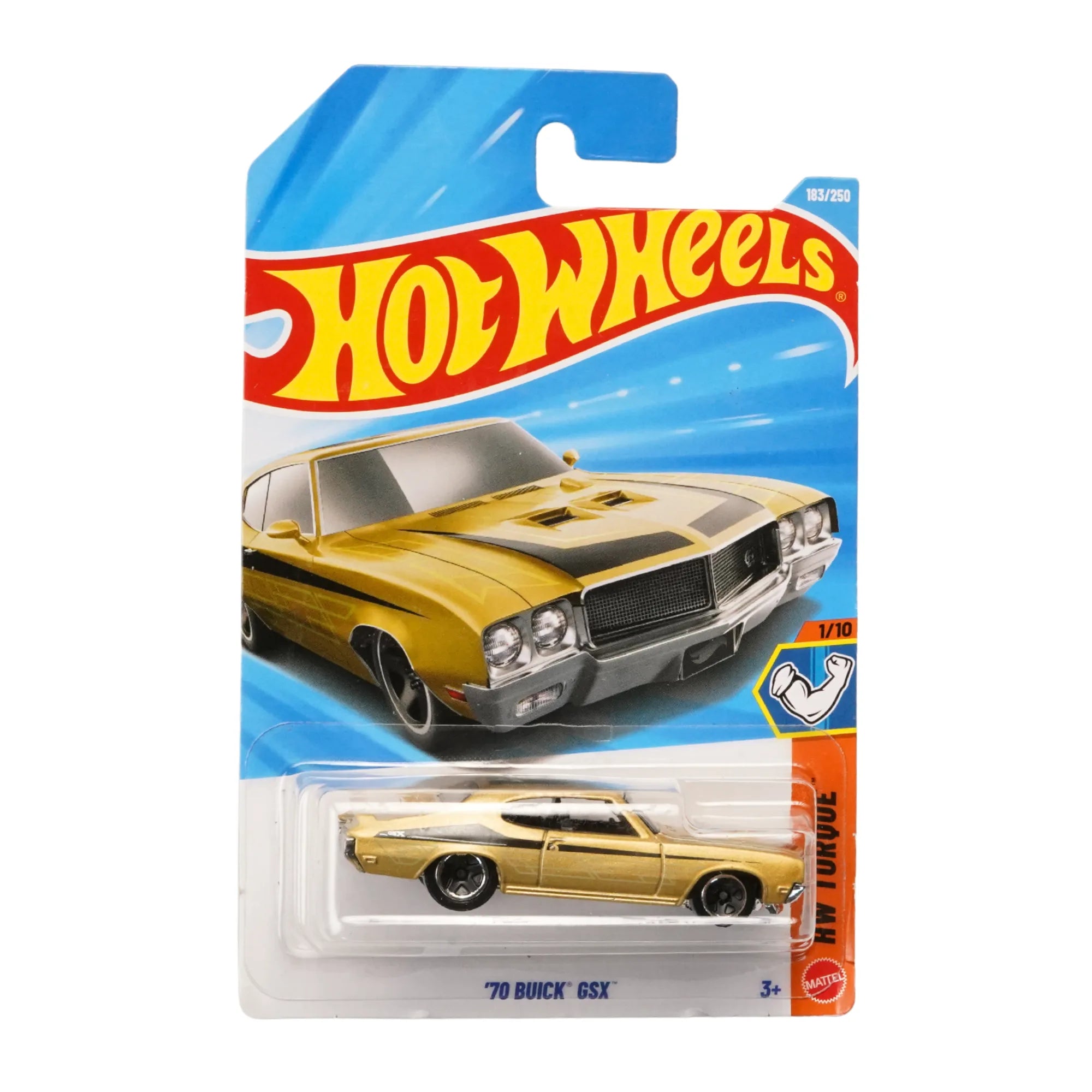 Hot Wheels ’70 Buick GSX Muscle Mania 1:64 Die-Cast American Muscle Car Collectible