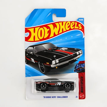 Hot Wheels '70 Dodge Hemi' Challenger Black 2026 Nightspeed 4/10 Mainline