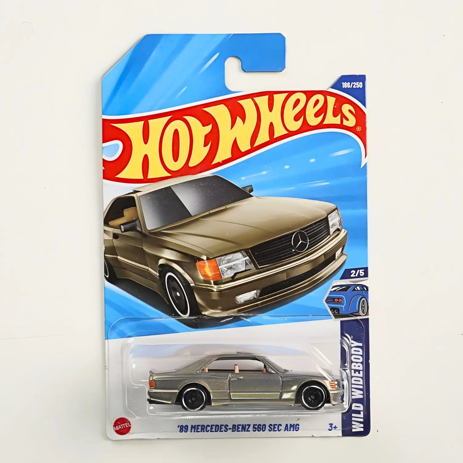 Hot Wheels '89 Mercedes-Benz 560 SEC AMG 1:64 Die-Cast