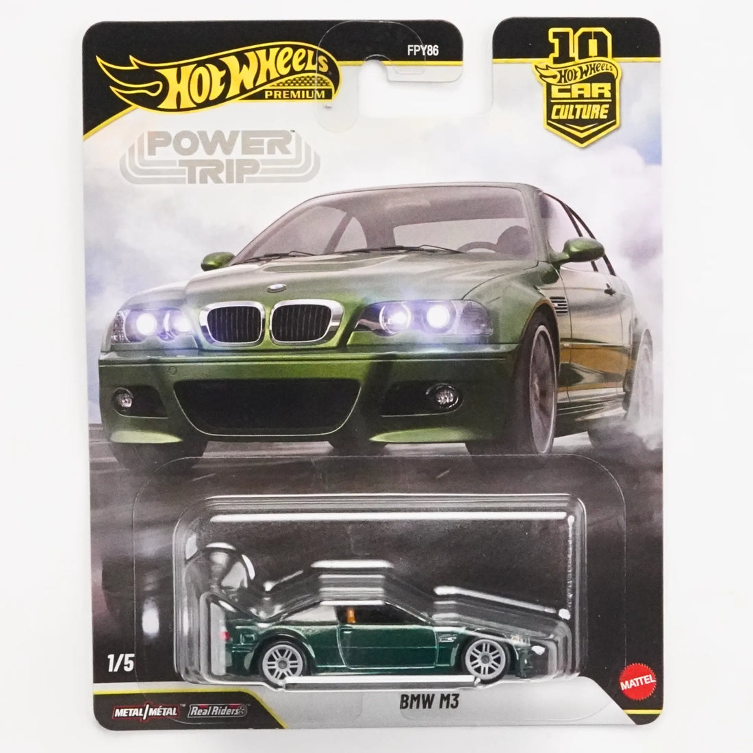 Imported Hot Wheels Premium Power Trip 5-Car Set (1:64 Die-Cast Collection | Car Culture 10th Anniversary Edition)