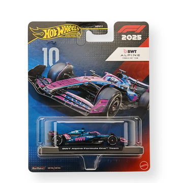 Hot Wheels Premium BWT Alpine Formula One Team F1 Car 1:64 Die-Cast Collectible