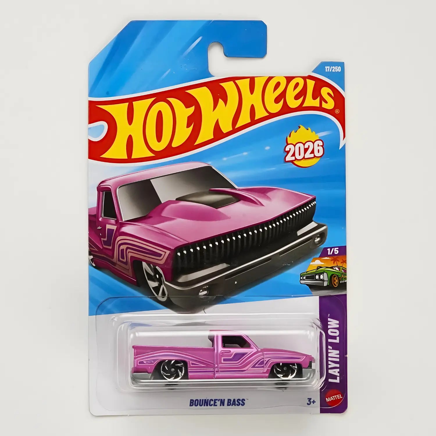 Hot Wheels Bounce'N Bass Pink Purple 2026