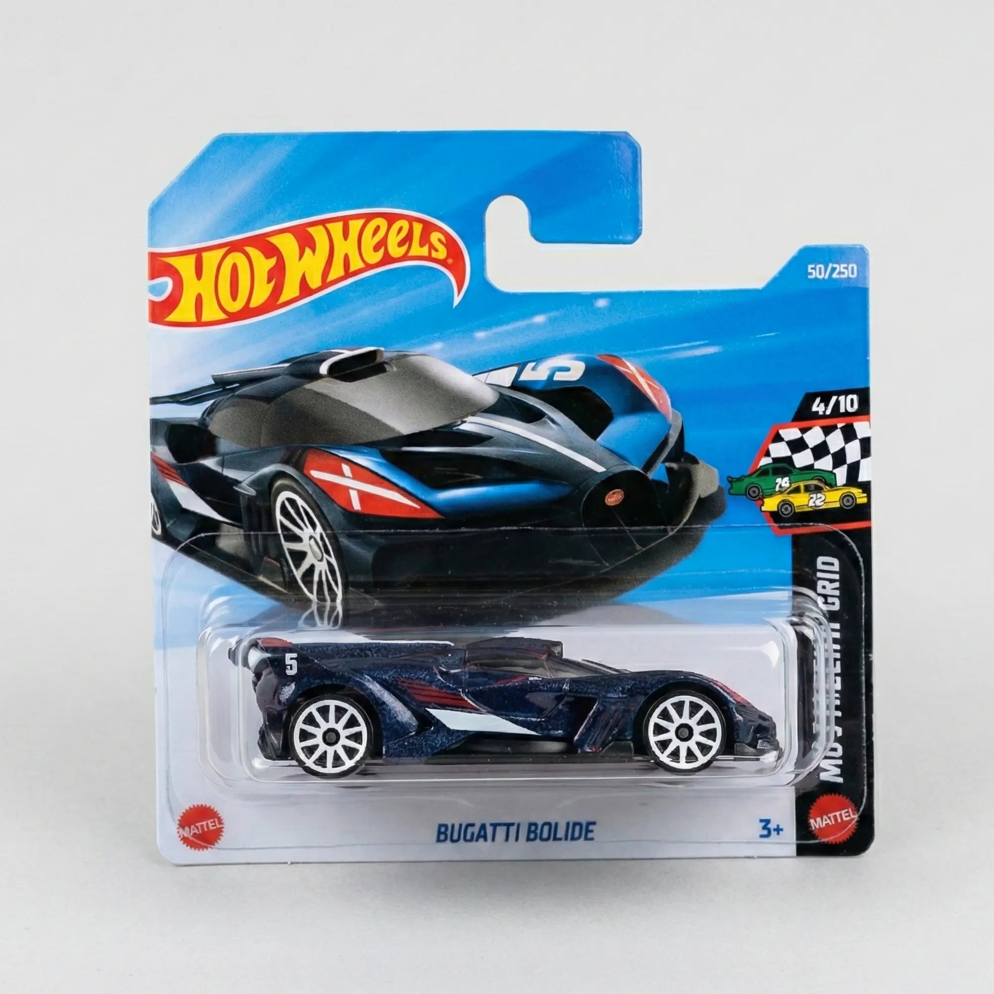 Hot Wheels Bugatti Bolide Short Card Rare Collectible (Imported from UK)