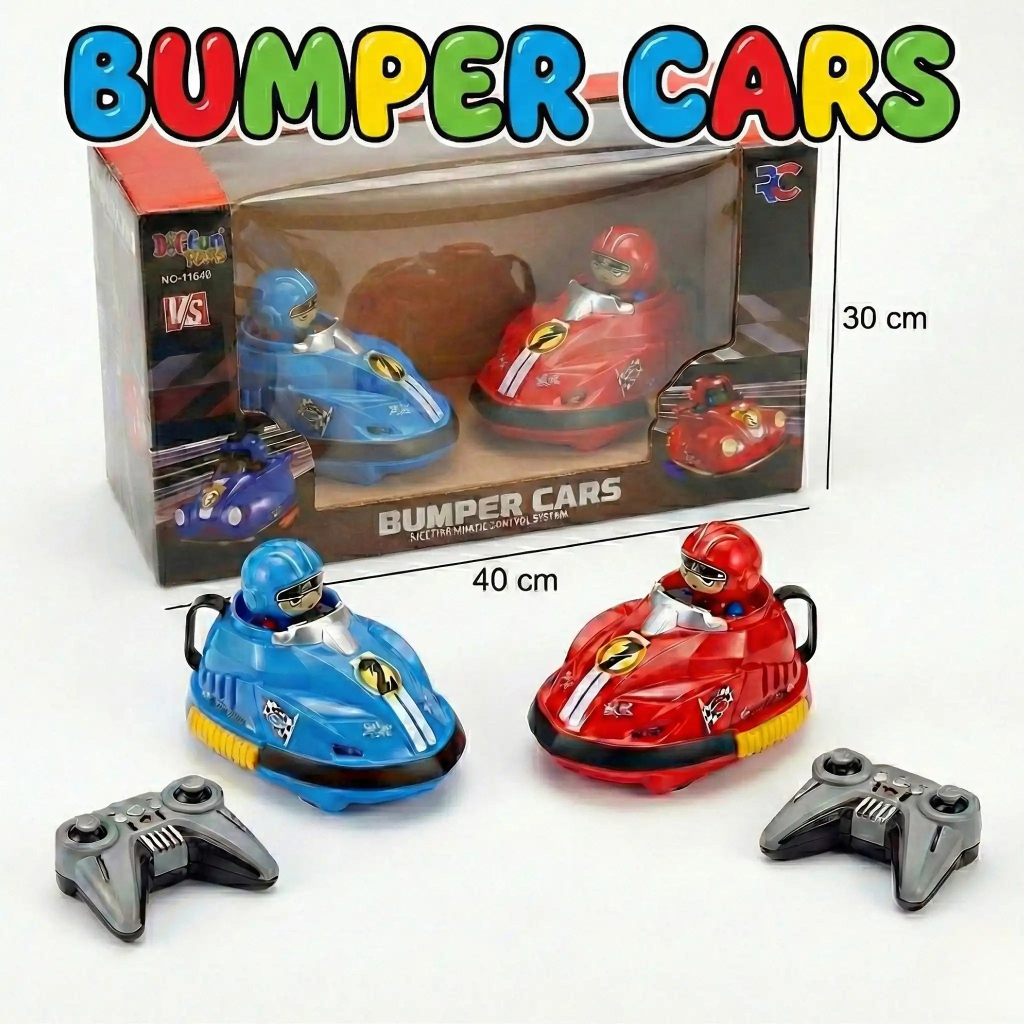 Pop-Out Driver Action RC Cars with Collision Battle Playe Set for 2 Players