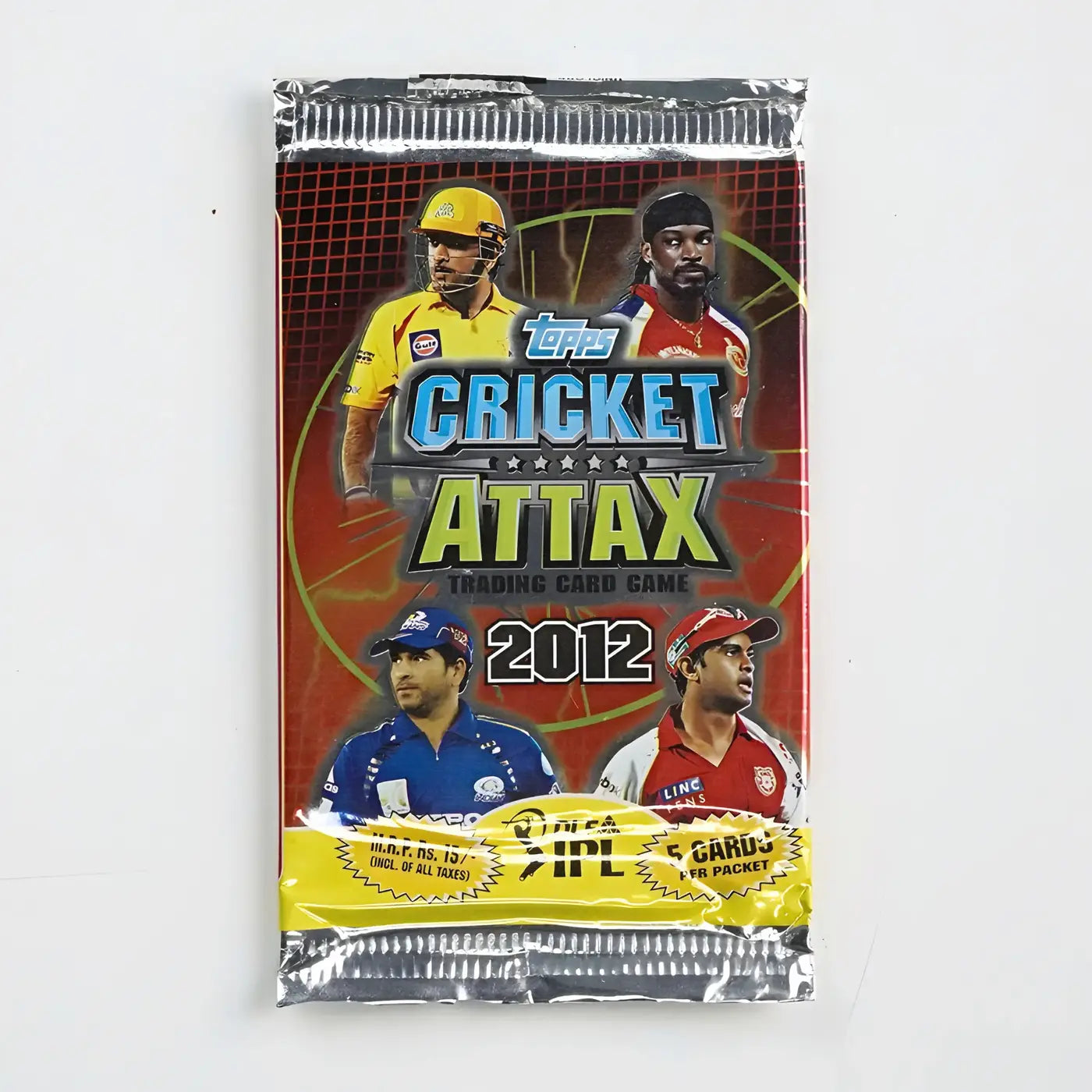 Topps Cricket Attax 2012 IPL Trading Card Pack (Factory Sealed)