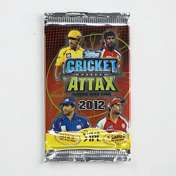 Topps Cricket Attax 2012 IPL Trading Card Pack (Factory Sealed)