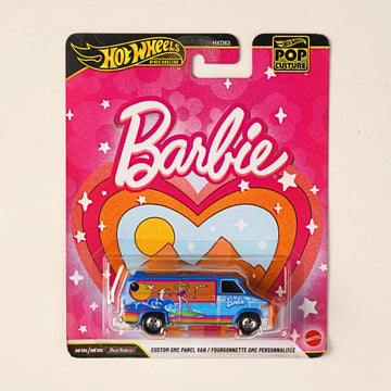Hot Wheels Custom GMC Panel Van Barbie Pop Culture 1:64 Die-Cast Premium