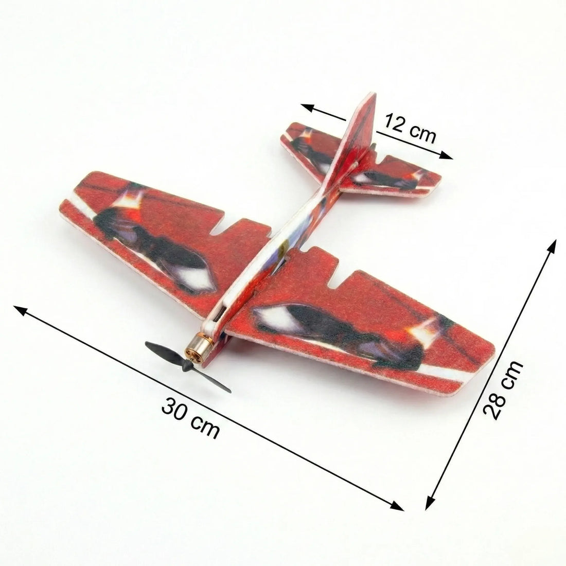 DIY Motorized Throw Airplane Kit | Rechargeable Electric Motor Flying Toy for Kids & Beginners