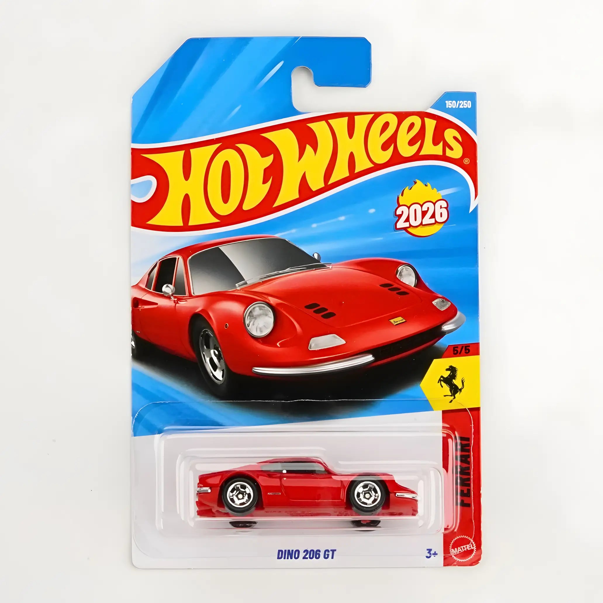 Hot Wheels Dino 206 GT Red 2026 Ferrari Series 5/5 Mainline