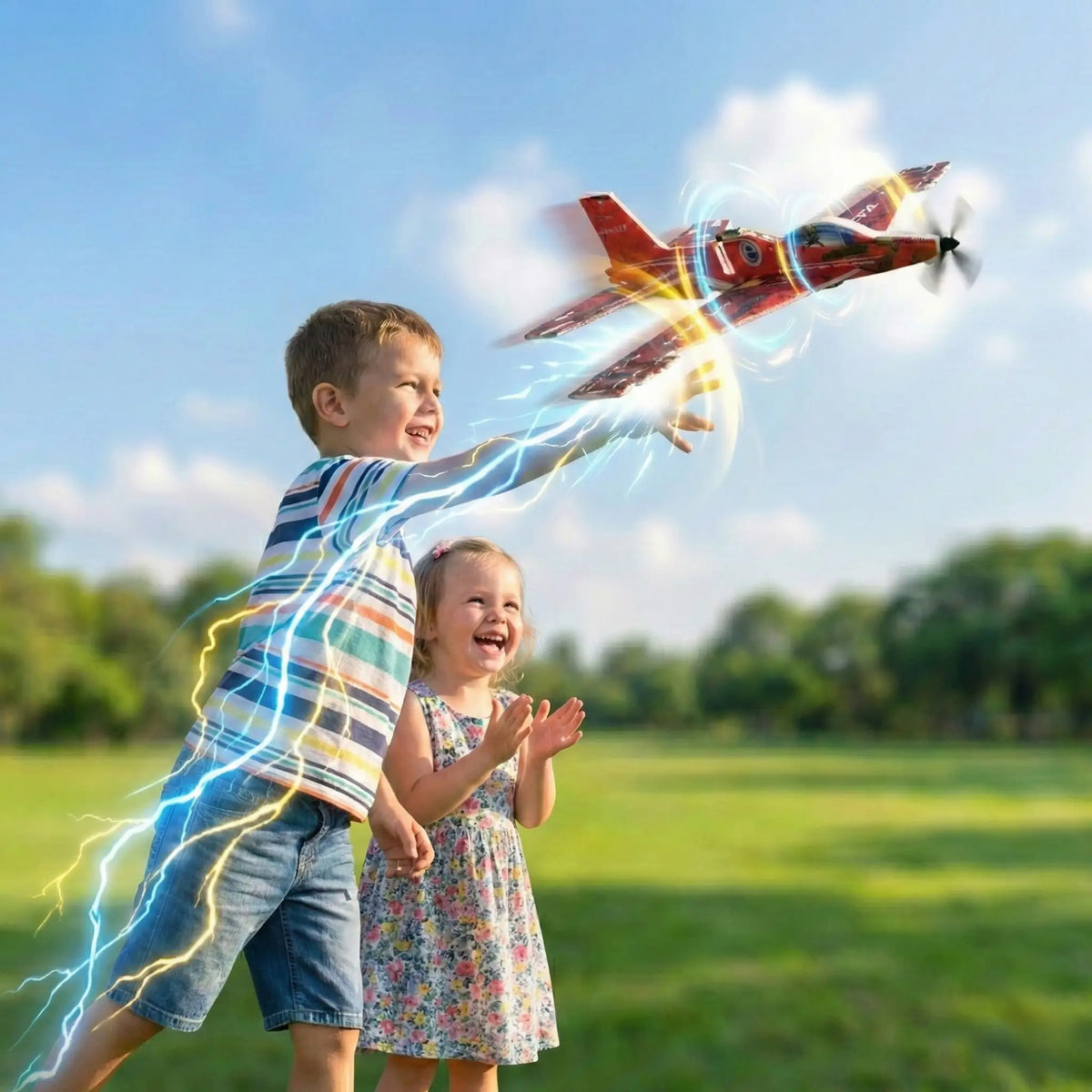 Toy Plane Using Motor DIY Motorized Throw Airplane Kit | Rechargeable Electric Motor Flying ...