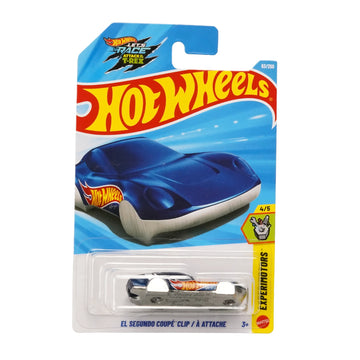 Hot Wheels El Segundo Coupe Clip Blue Edition 1:64 Die-Cast Collector Car & Keychain Clip