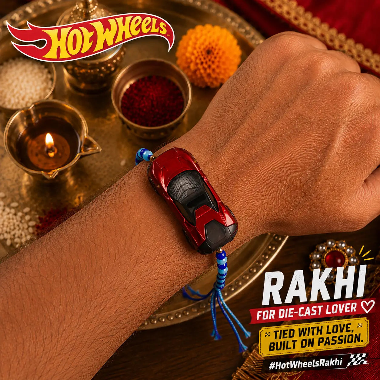 Die-Cast Ferrari 12Cilindri Rakhi | Ferrari Supercar Rakhi for Car Lovers & Collectors