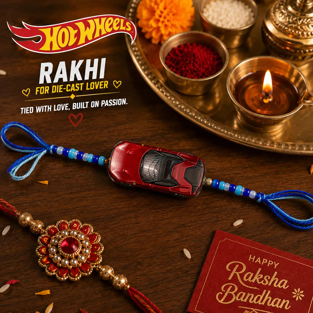 Die-Cast Ferrari 12Cilindri Rakhi | Ferrari Supercar Rakhi for Car Lovers & Collectors