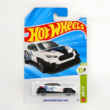 Hot Wheels Ford Mustang Mach-E 1400 White 2026 HW EV 2/10 Mainline