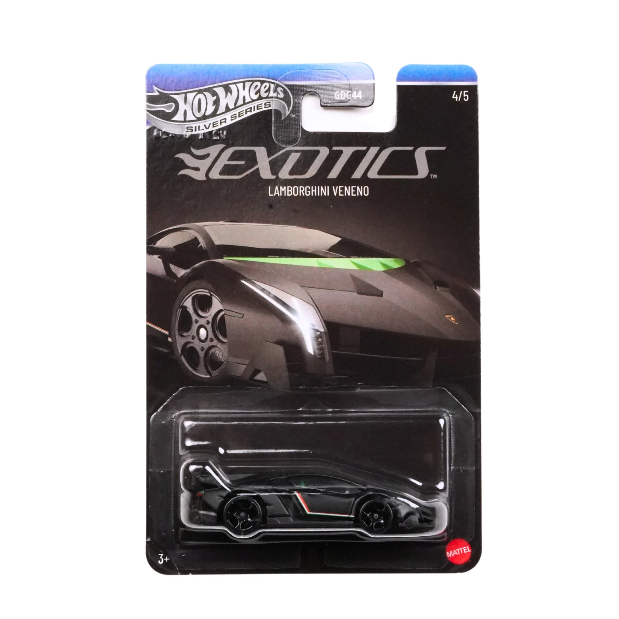Hot Wheels Premium Silver Series Exotic Pack of 5 1:64 Die-Cast Collectible Set