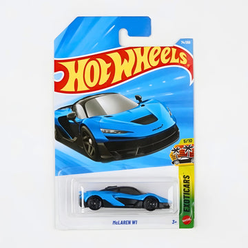 HOT WHEELS MCLAREN W1 BLUE DIE-CAST