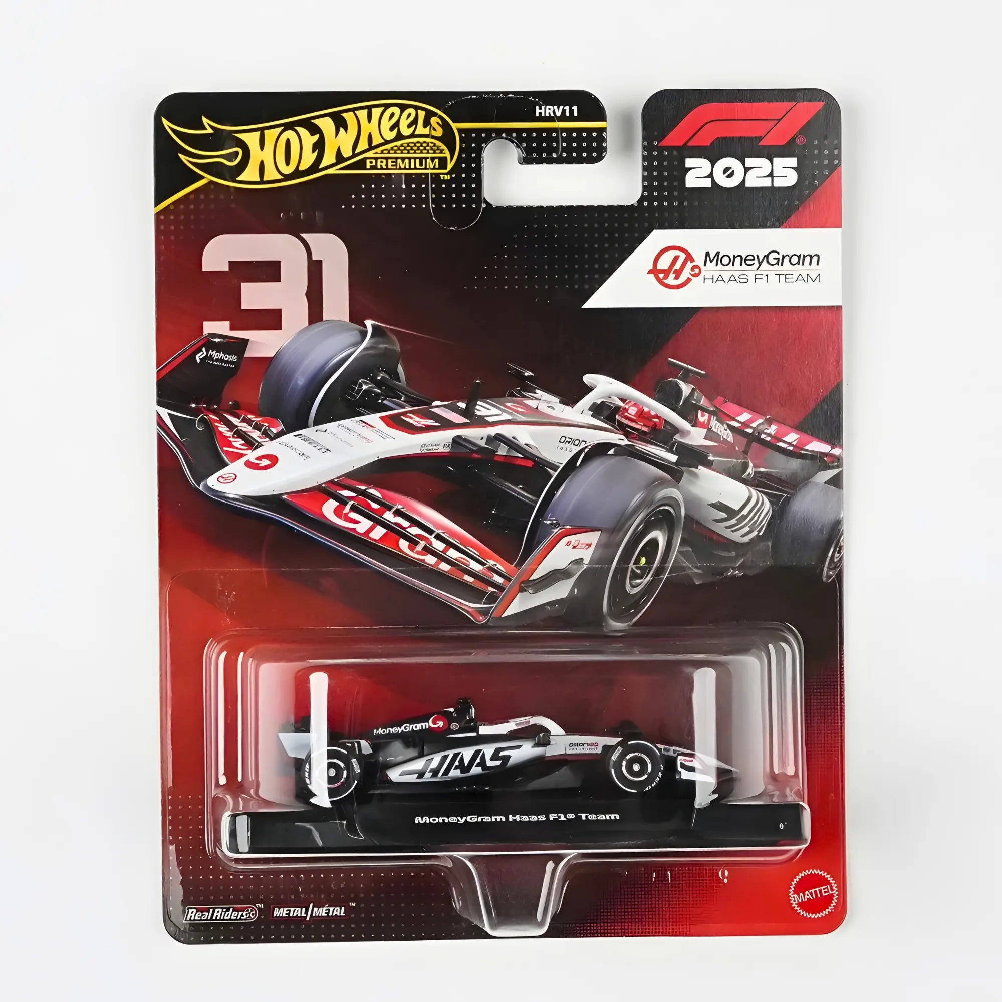 HOT WHEELS MONEYGRAM HAAS F1 TEAM DIE-CAST