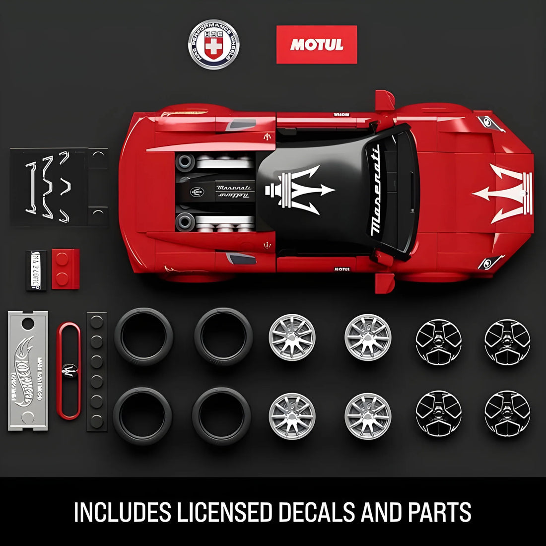 IMPORTED HOT WHEELS SPEED SERIES MASERATI MC20 CONSTRUCTION KIT 250 PIECES