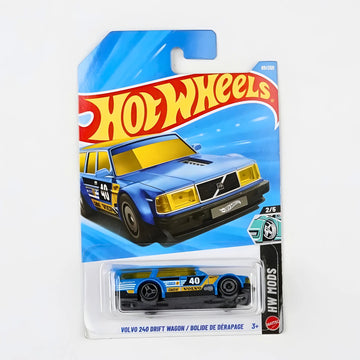 HOT WHEELS VOLVO 240 DRIFT WAGON / BOLIDE DE DÉRAPAGE DIE-CAST