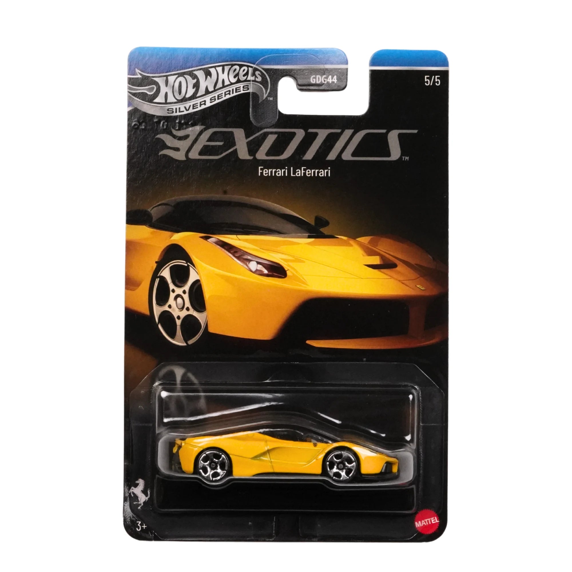 Hot Wheels Premium Silver Series Exotic Pack of 5 1:64 Die-Cast Collectible Set