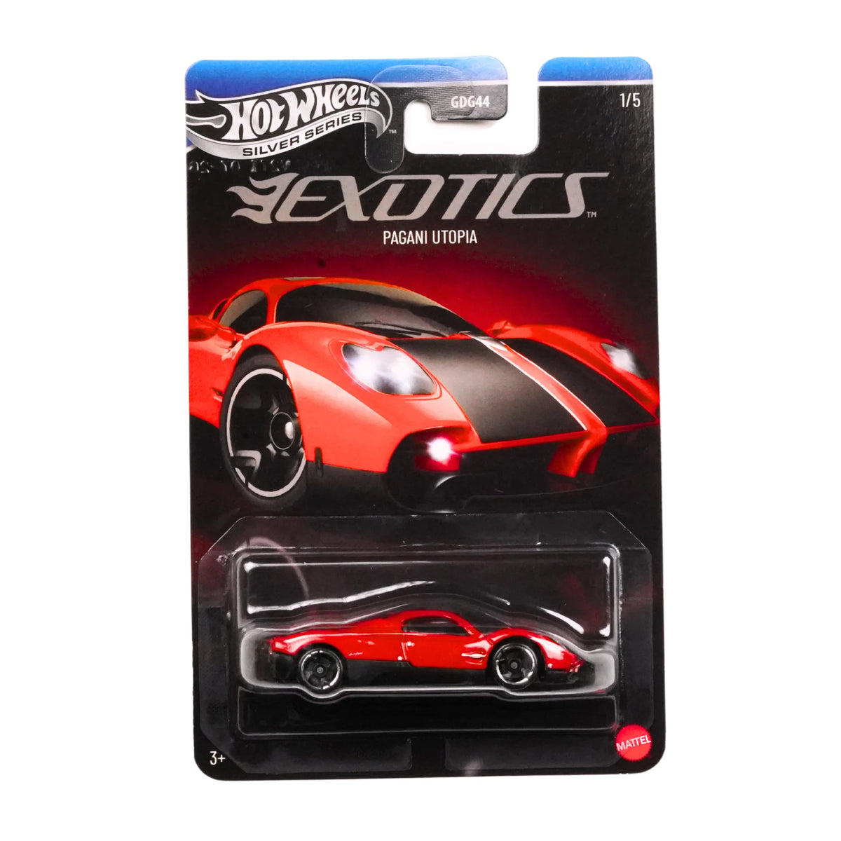 Hot Wheels Premium Silver Series Exotic Pack of 5 1:64 Die-Cast Collectible Set