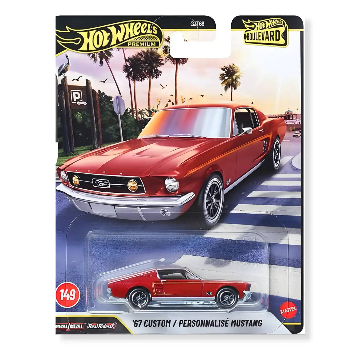 Hot Wheels Boulevard '67 Custom Mustang Red 2026