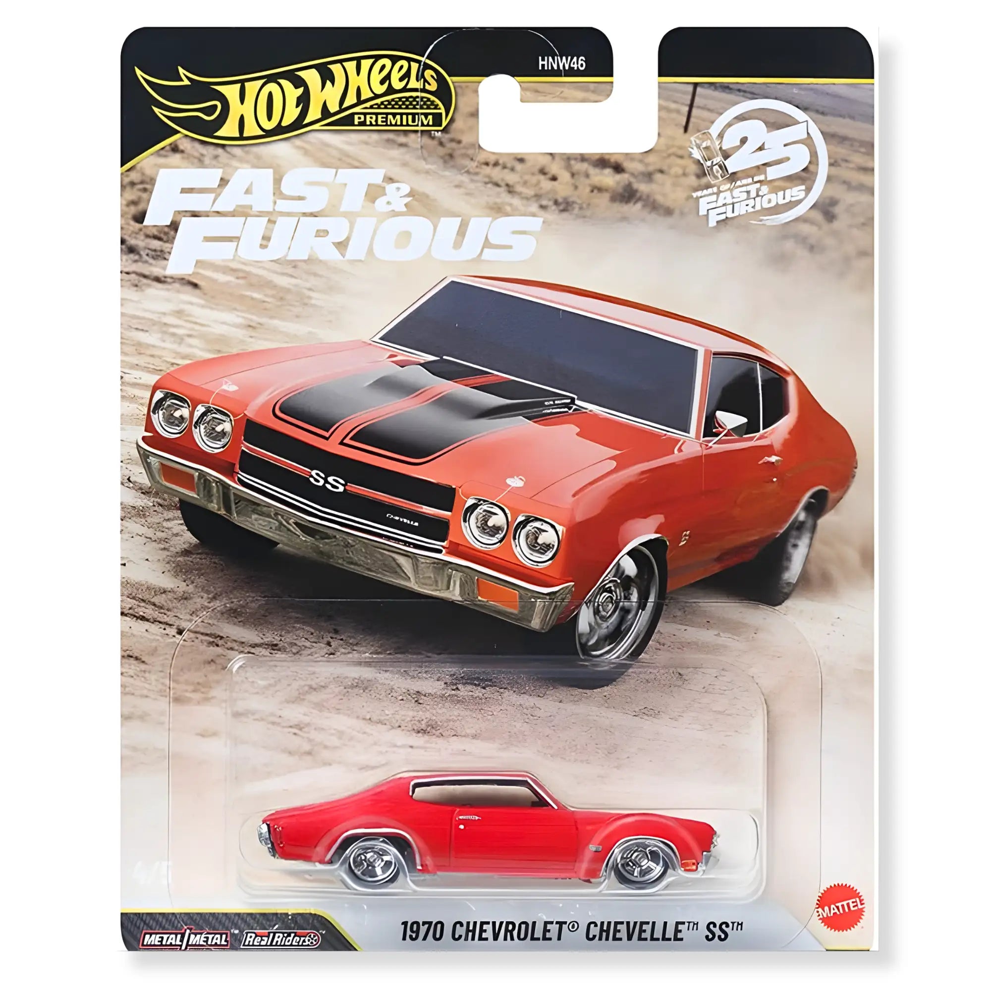 Hot Wheels Fast & Furious 25th Anniversary 1970 Chevrolet Chevelle SS Red 5/5 2026