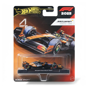 Hot Wheels Premium McLaren Formula 1 Team Car (2025) | Official F1 Die-Cast Collectible