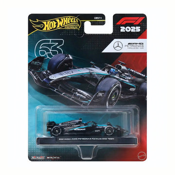 Hot Wheels Premium Mercedes-AMG Petronas Formula One Team Car (2025) | F1 Die-Cast Collectible